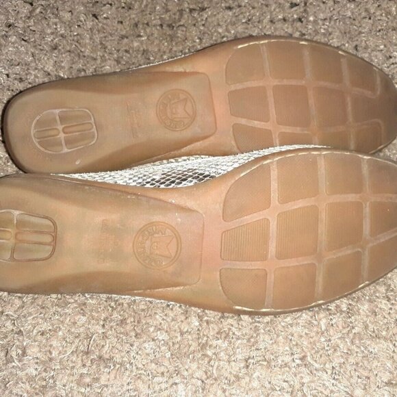 MEPHISTO-Gold Snake Skin Leather Loafer/Driving Shoe-Cool-Air-Size 9-Excellent - Picture 7 of 7